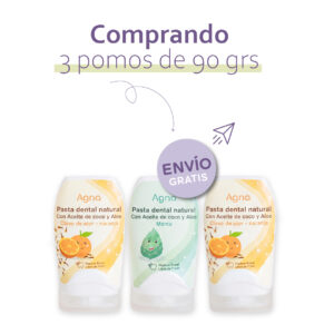 3 pomos de 90g con envío GRATIS