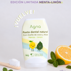 Pasta Dental Natural Menta–Limón 90 g | Edición Limitada